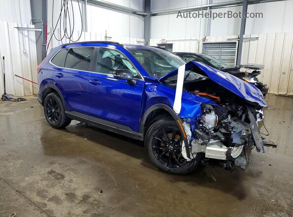 7FARS6H55SE057940 2025 HONDA CR-V Blue Przód prawy
