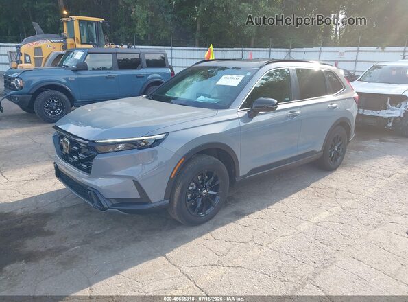 7FARS6H56SE006110 2025 HONDA CR-V Gray Vista tres cuartos delantera izquierda