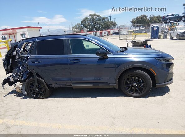 7FARS6H56SE081017 2025 HONDA CR-V Blue Widok wnętrza z tyłu