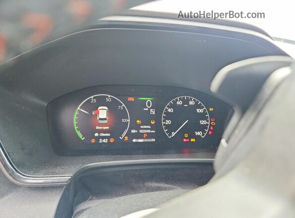 7FARS6H57RE011052 2024 HONDA CR-V Серебряный Вид щитка приборов