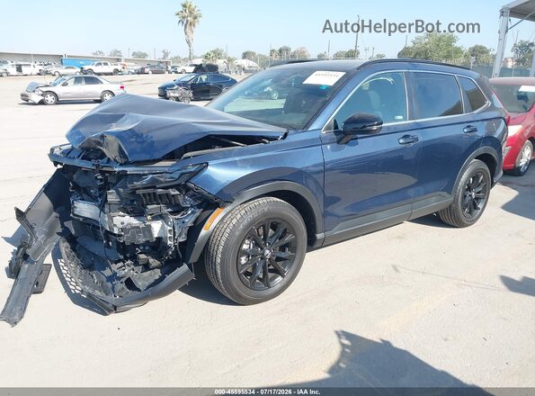 7FARS6H57RE021631 2024 HONDA CR-V Dark Blue Передняя левая четверть