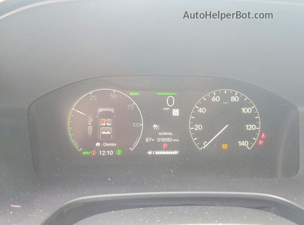 7FARS6H57SE053288 2025 HONDA CR-V White Instrument cluster view