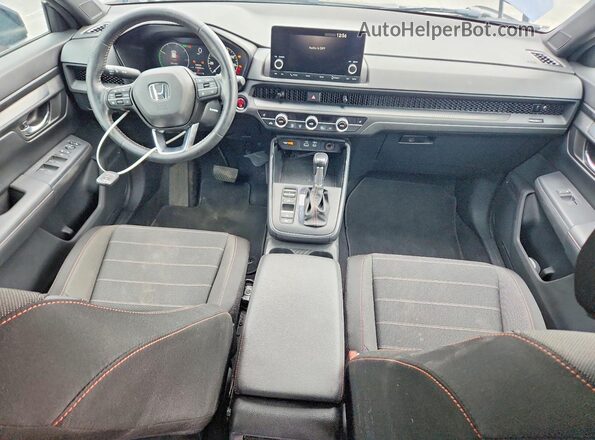 7FARS6H58PE035048 2023 HONDA CR-V Синий Вид панели приборов