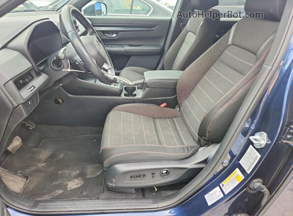7FARS6H58PE035048 2023 HONDA CR-V Синий Вид салона спереди