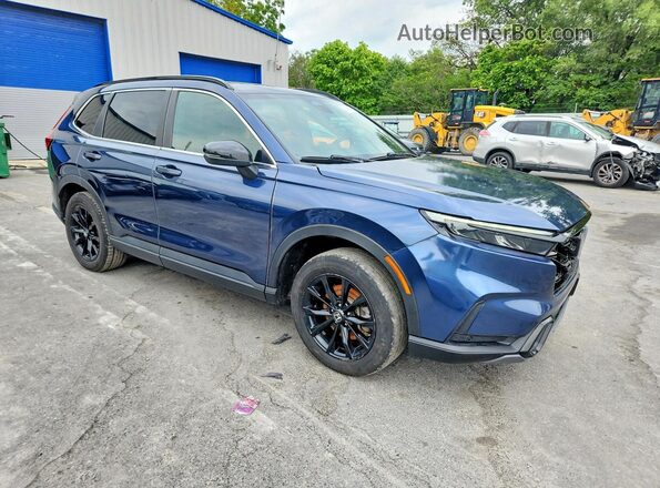 7FARS6H58PE035048 2023 HONDA CR-V Синий Передняя правая четверть