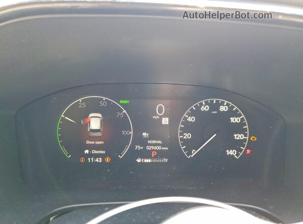 7FARS6H59TE023887 2026 HONDA CR-V Blue Instrument cluster view