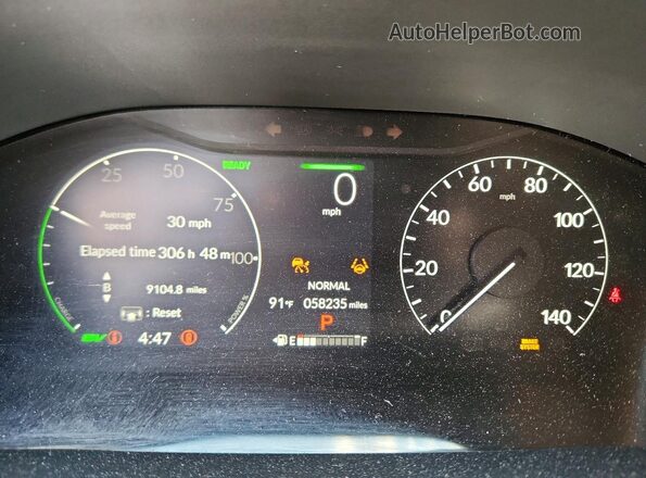 7FARS6H5XPE028991 2023 HONDA CR-V Blue Instrument cluster view
