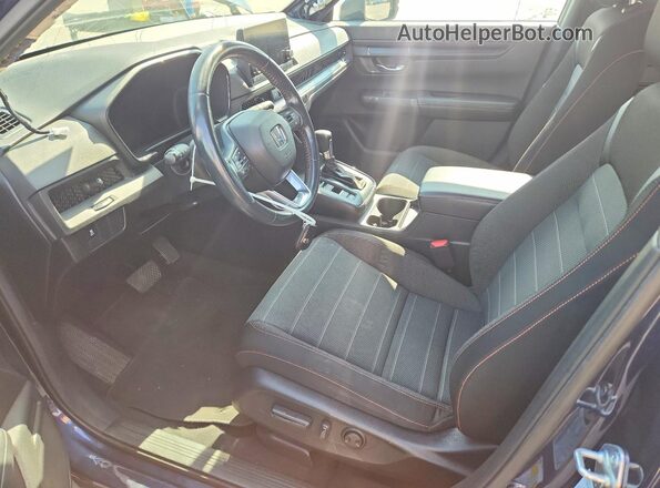 7FARS6H5XPE028991 2023 HONDA CR-V Blue Front interior view