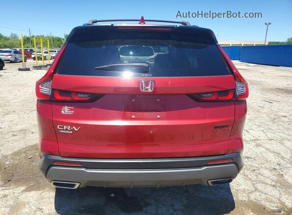 7FARS6H5XPE031745 2023 HONDA CR-V Red უკანა ხედი