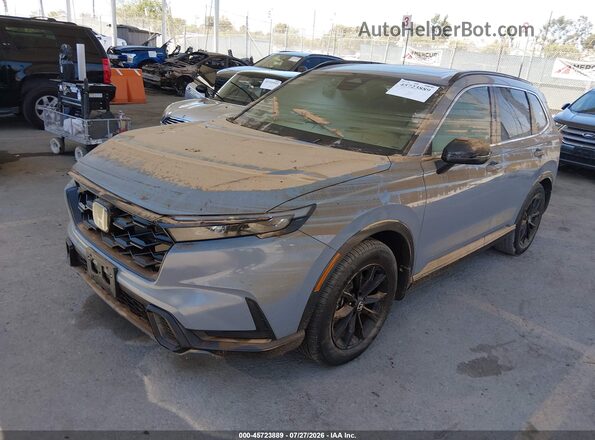 7FARS6H5XPE033902 2023 HONDA CR-V Gray წინა მარცხენა ხედი სამი მეოთხედიდან