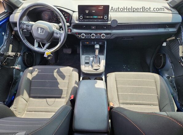 7FARS6H5XRE019971 2024 HONDA CR-V Blue Dashboard view