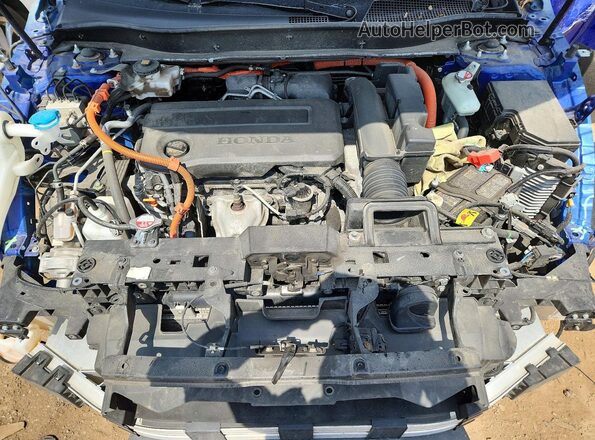 7FARS6H5XRE019971 2024 HONDA CR-V Blue Engine compartment view