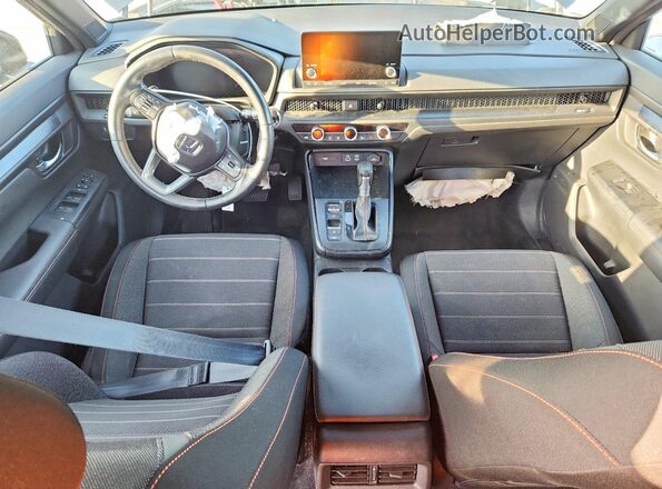 7FARS6H5XRE076364 2024 HONDA CR-V Gray Dashboard view