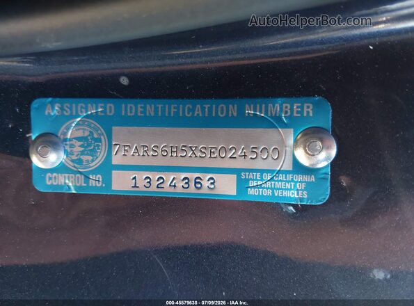 7FARS6H5XSE024500 2025 HONDA CR-V Dark Blue Вид подкапотного пространства