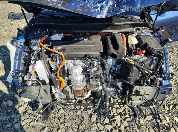 7FARS6H62TE118574 2026 HONDA CR-V Blue Rear interior view
