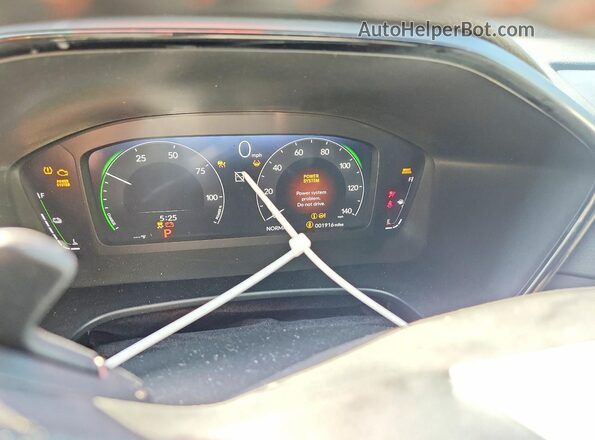 7FARS6H62TE118574 2026 HONDA CR-V Blue Instrument cluster view