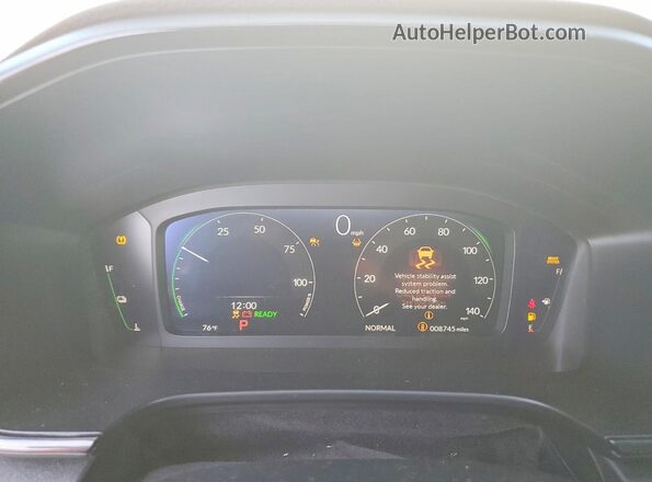 7FARS6H63TE001909 2026 HONDA CR-V White ხელსაწყოთა პანელის ხედი