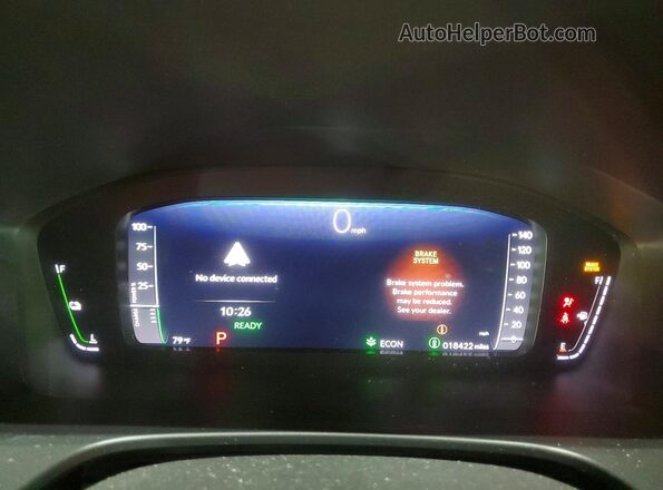 7FARS6H63TE003126 2026 HONDA CR-V Gray Вид щитка приладів