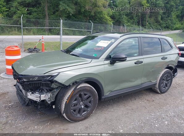 7FARS6H6XTE051092 2026 HONDA CR-V Green Передня ліва чверть