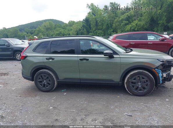 7FARS6H6XTE051092 2026 HONDA CR-V Green Вид задньої частини салону