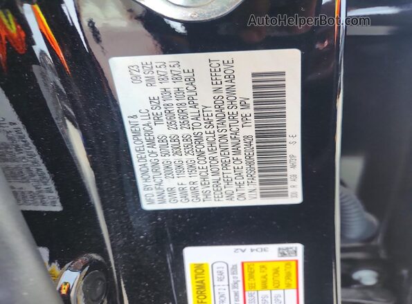 7FARS6H80RE024428 2024 HONDA CR-V Black Engine compartment view