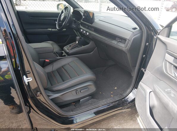 7FARS6H80SE022281 2025 HONDA CR-V Черный Вид салона спереди