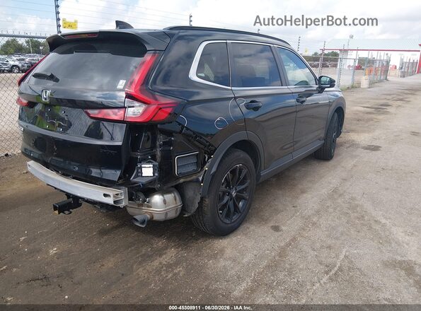 7FARS6H80SE022281 2025 HONDA CR-V Черный Задняя правая четверть