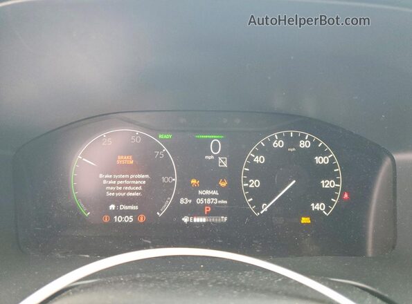 7FARS6H81RE018489 2024 HONDA CR-V White Instrument cluster view