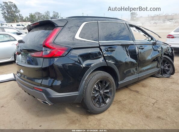 7FARS6H81SE035203 2025 HONDA CR-V Black უკანა მარჯვენა