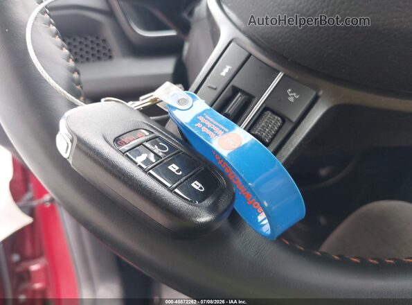 7FARS6H81SE039798 2025 HONDA CR-V Red Առջևի վահանակի տեսք