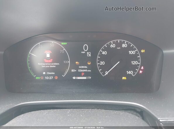 7FARS6H81SE111972 2025 HONDA CR-V White უკანა სავარძლების ხედი