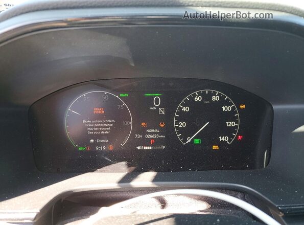 7FARS6H82SE004770 2025 HONDA CR-V Gray Vista del cuadro de instrumentos