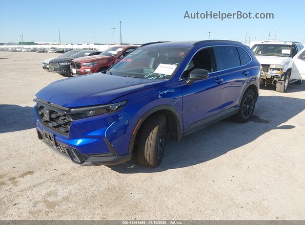 7FARS6H82SE094406 2025 HONDA CR-V Blue Առջևի ձախ երեք քառորդ տեսարան