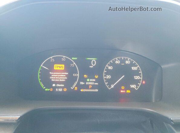 7FARS6H83SE011856 2025 HONDA CR-V Black Widok zestawu wskaźników