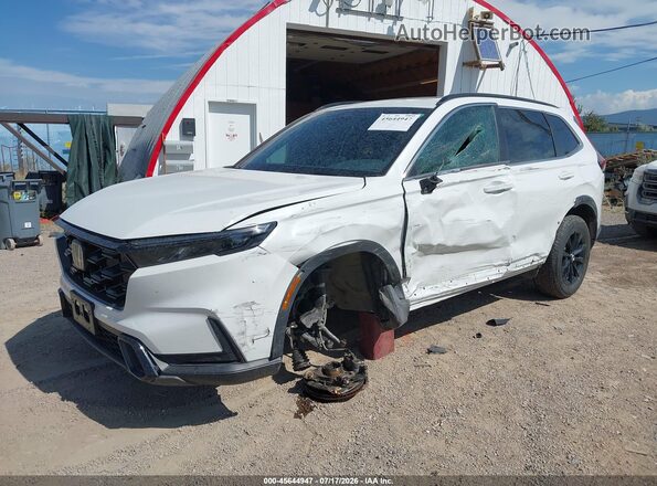 7FARS6H83SE012215 2025 HONDA CR-V White წინა მარცხენა ხედი სამი მეოთხედიდან
