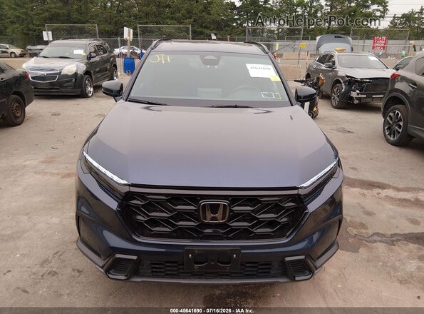 7FARS6H83SE089425 2025 HONDA CR-V Blue Вид щитка приладів