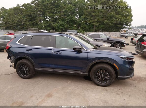 7FARS6H83SE089425 2025 HONDA CR-V Blue Вид задньої частини салону