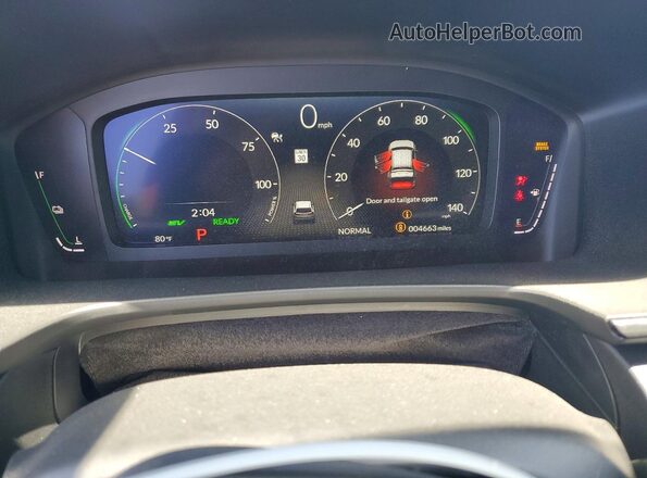 7FARS6H83TE036015 2026 HONDA CR-V White Widok zestawu wskaźników