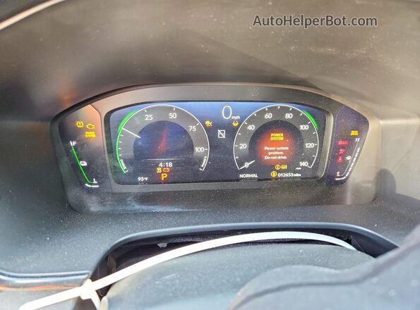 7FARS6H83TE087658 2026 HONDA CR-V Black Widok zestawu wskaźników