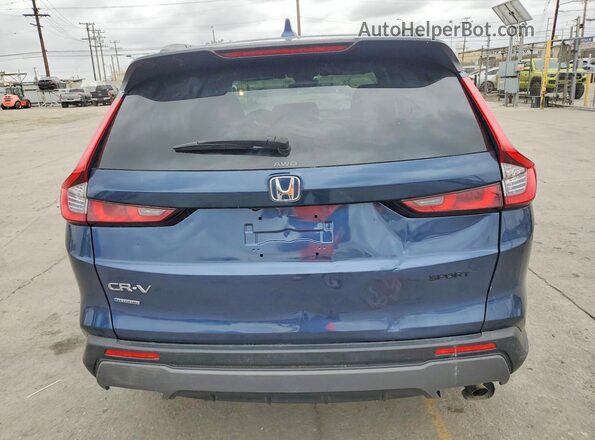 7FARS6H84RE044911 2024 HONDA CR-V Синий Вид сзади