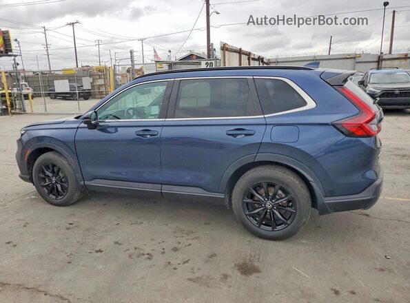 7FARS6H84RE044911 2024 HONDA CR-V Синий Задняя левая четверть