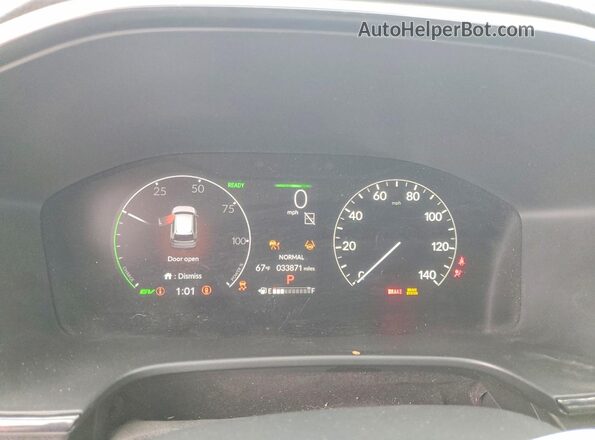 7FARS6H84RE044911 2024 HONDA CR-V Синий Вид щитка приборов