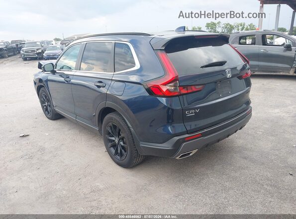 7FARS6H84RE059702 2024 HONDA CR-V Blue Rear left
