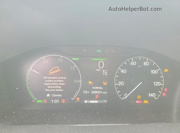 7FARS6H84SE056546 2025 HONDA CR-V Blue Instrument cluster view