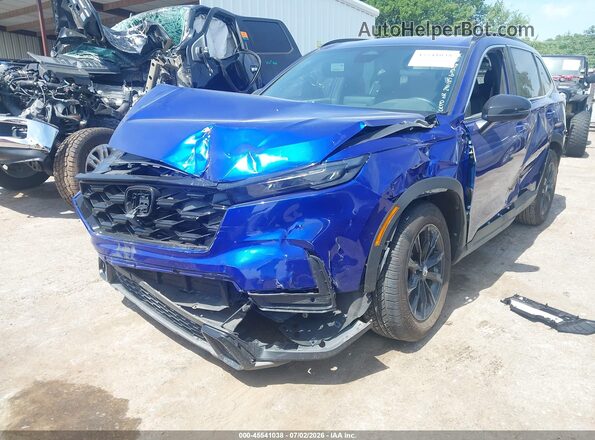 7FARS6H85SE007078 2025 HONDA CR-V Blue Առջևի ձախ երեք քառորդ տեսարան