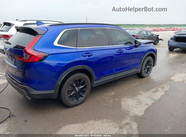 7FARS6H86RE063735 2024 HONDA CR-V Blue Հետևի աջ