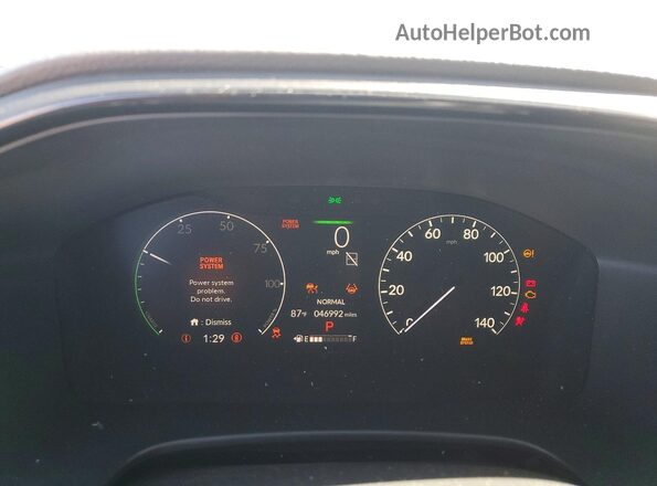 7FARS6H86RE078610 2024 HONDA CR-V Белый Вид щитка приборов