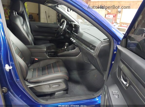 7FARS6H86SE043345 2025 HONDA CR-V Blue წინა სალონის ხედი