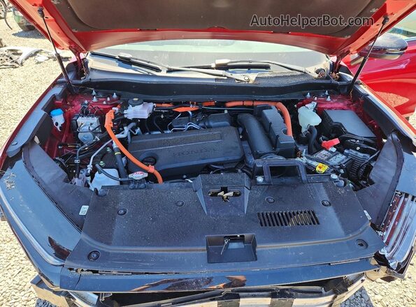 7FARS6H88RE078639 2024 HONDA CR-V Red ძრავის განყოფილების ხედი