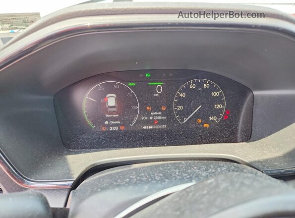 7FARS6H88SE022206 2025 HONDA CR-V Серебряный Вид щитка приборов